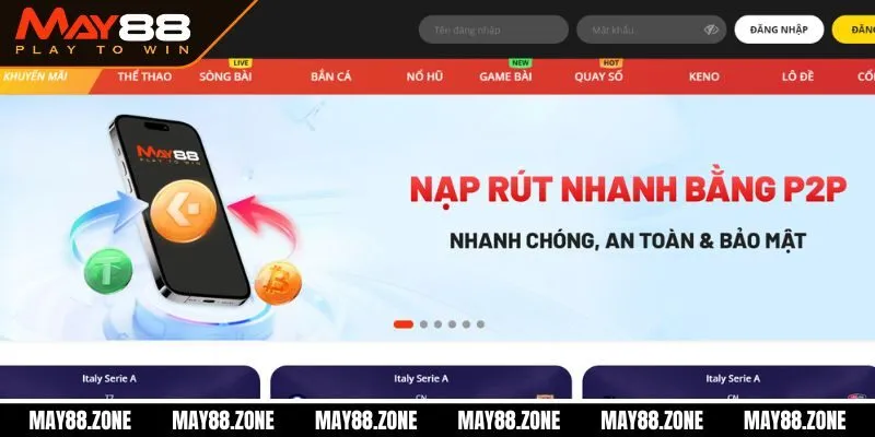 MAY88 - Trang Chủ 6 Tải MAY88 về IOS